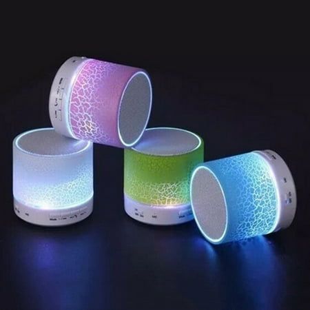 Mini Portable| Rechargeable Speaker with Mutli-color Light.