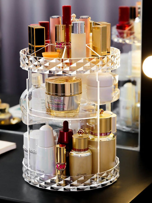 Acrylic Makeup Organizers with 2 Drawers